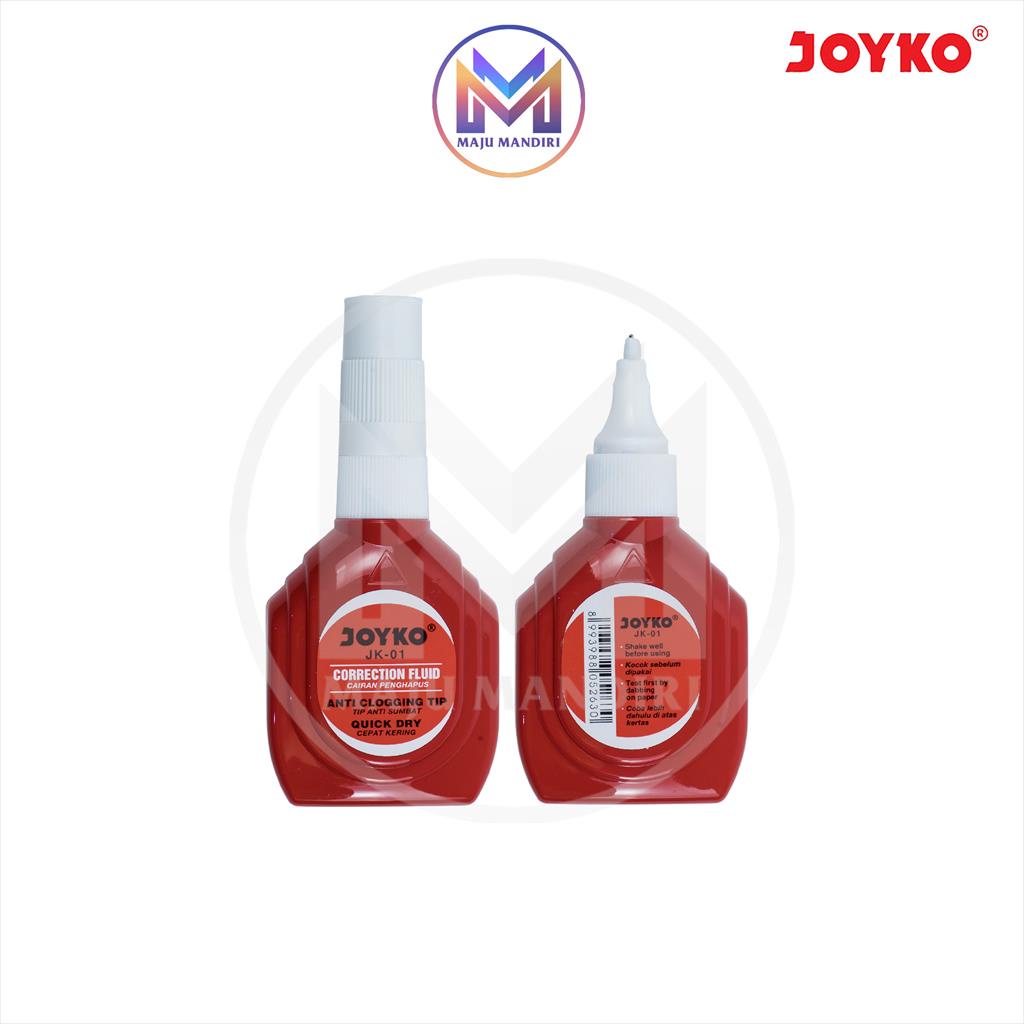 

D3W! Correction Pen Fluid Joyko JK 01 / Tipx Cair Botol Merah JK 01