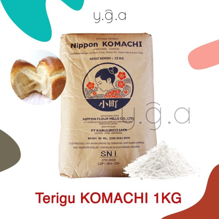 Tepung Terigu KOMACHI / Terigu Protein Tinggi 1KG