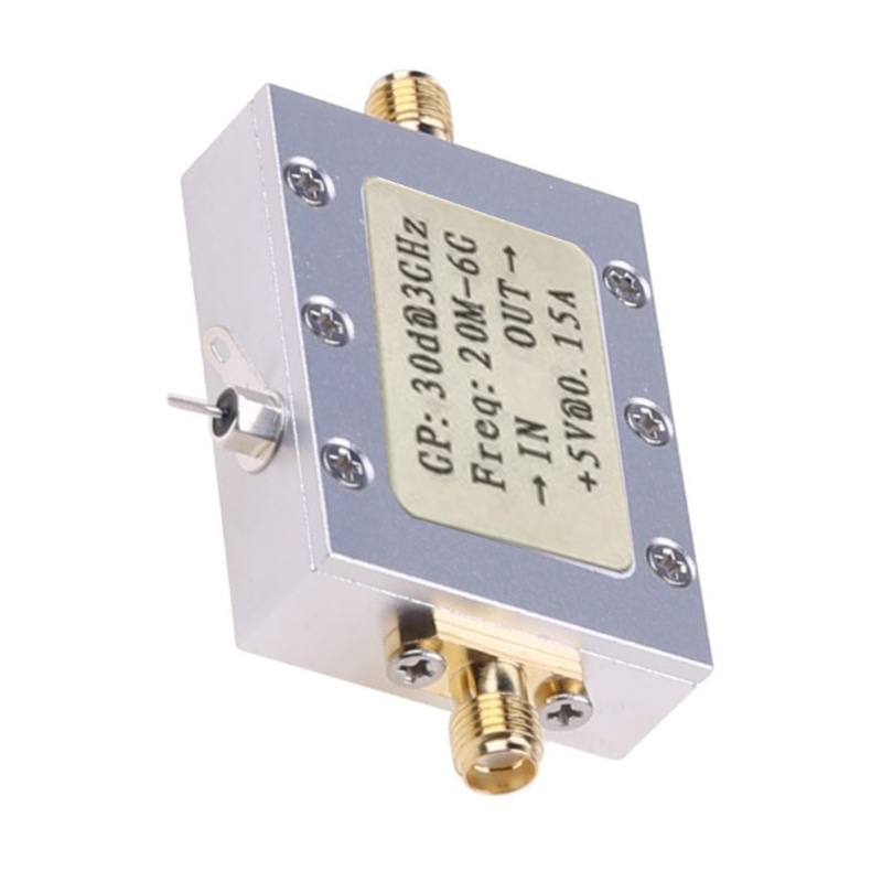 Zzz 20M-6GHZ Low-noise Amplifier Broadband Module Receiver Papan Pengembangan 30DB