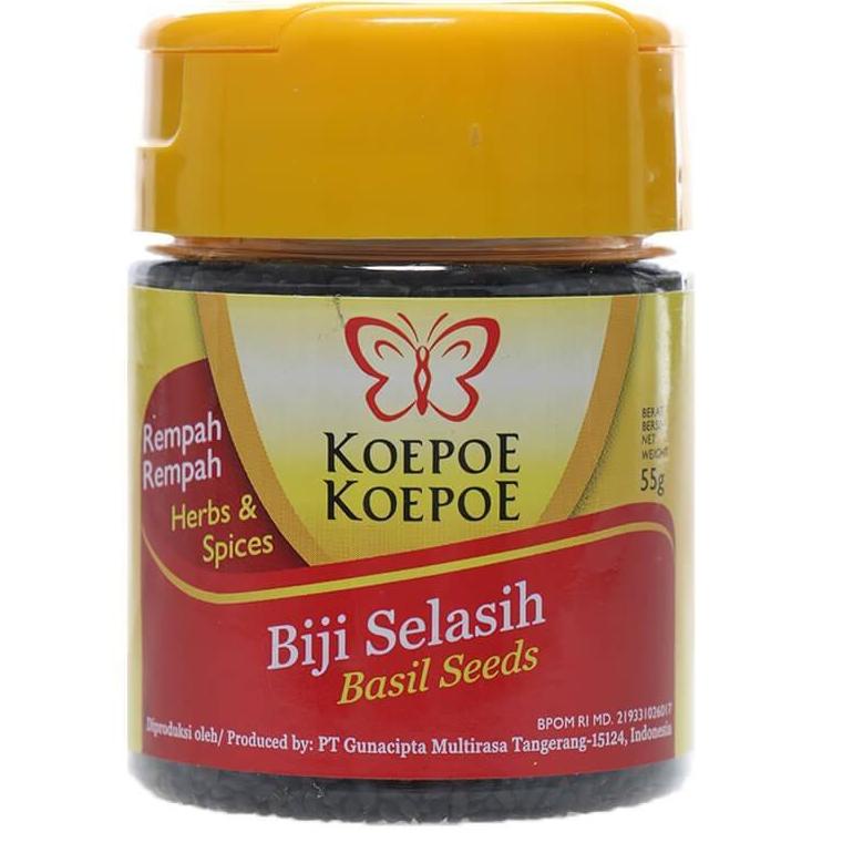 

Bayar Di Tempat ¯ KOEPOE KOEPOE BIJI SELASIH / KUPU KUPU BASIL SEEDS 50 GRAM/ 50G ☤