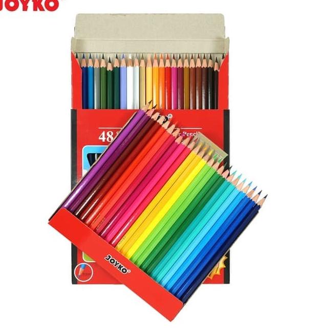 

Terlaris Joyko Color Pencils Pensil Warna CP-48PB 48 Warna Klasik Classic ORI