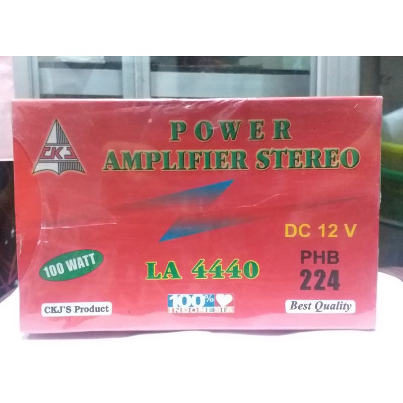 POWER AMPLI STEREO DC 12V LA 4440 BTL