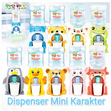 [ MSTR ] Dispenser mini galon portable anak / Mainan Mini Dispenser air minum karakter