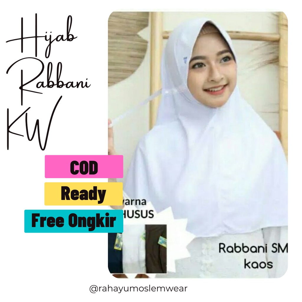 Kerudung Rabbani KW SD-SMP-SMA