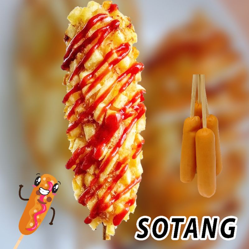 

SOTANG (Sosis kentang) Super crunchy dengan taburan kentang