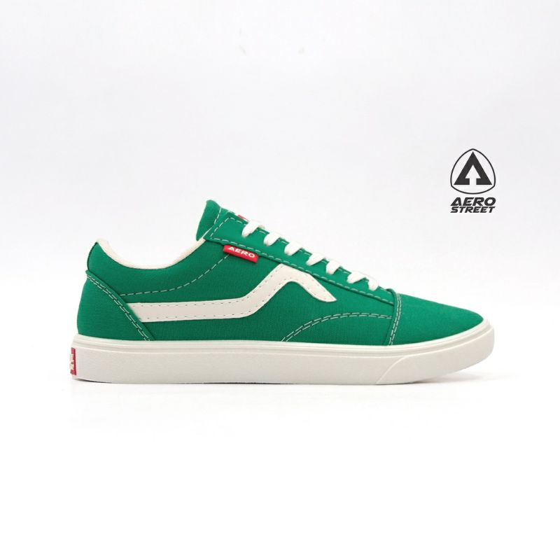 Sepatu Aerostreet Massive Low Hijau Natural size 39