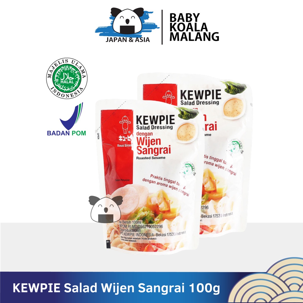 

KEWPIE Salad Dressing Wijen Sangrai 100 ml Halalll..