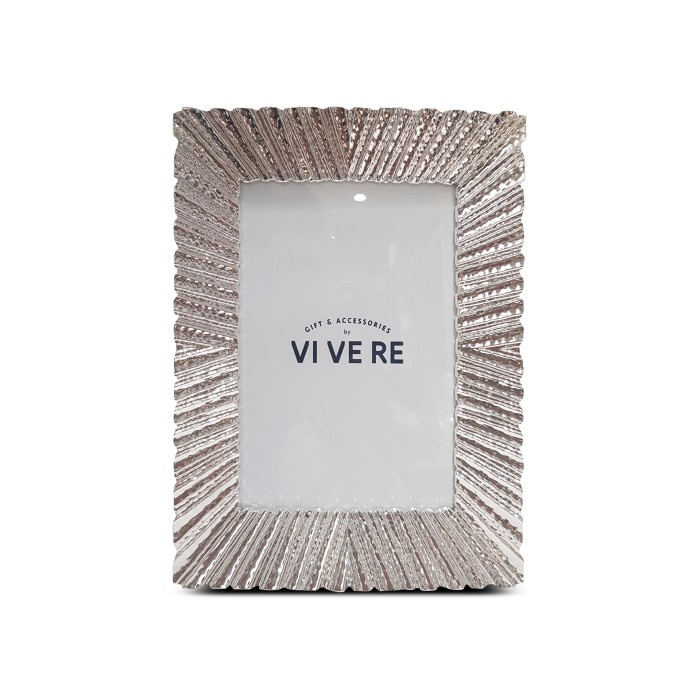 Frm Vivere Photo Frame Sena M Silver 5X7Inch - Bingkai Foto