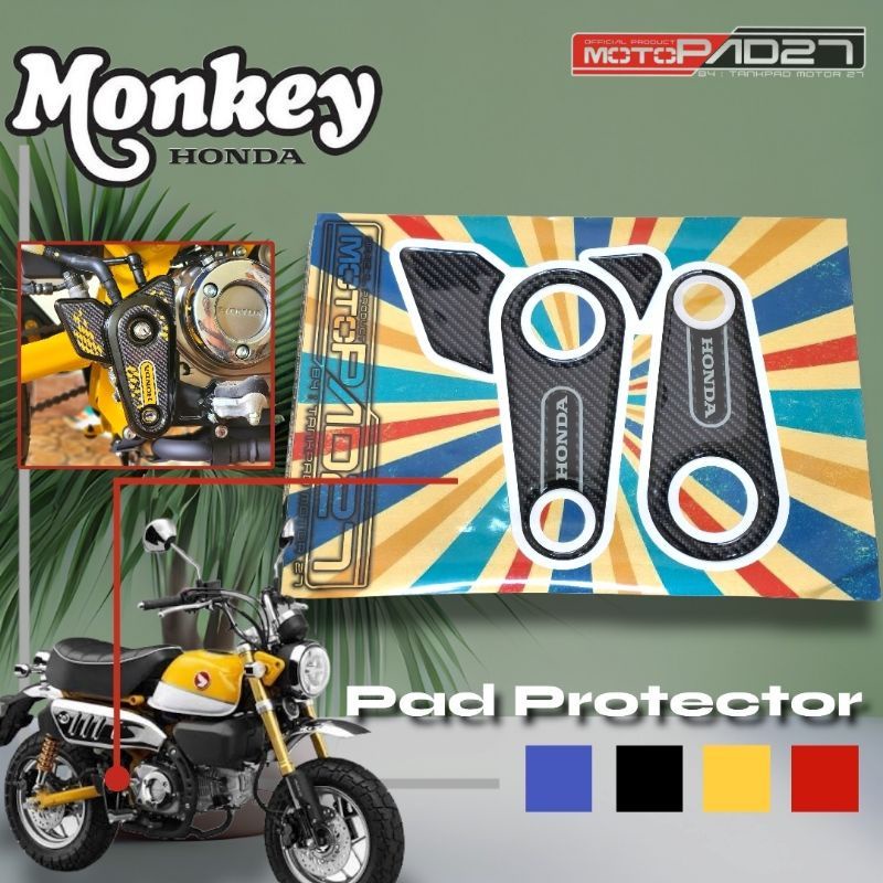 Motopad27 Stiker Honda Monkey 125 Stiker timbul Cover Footstep Honda Monkey 125