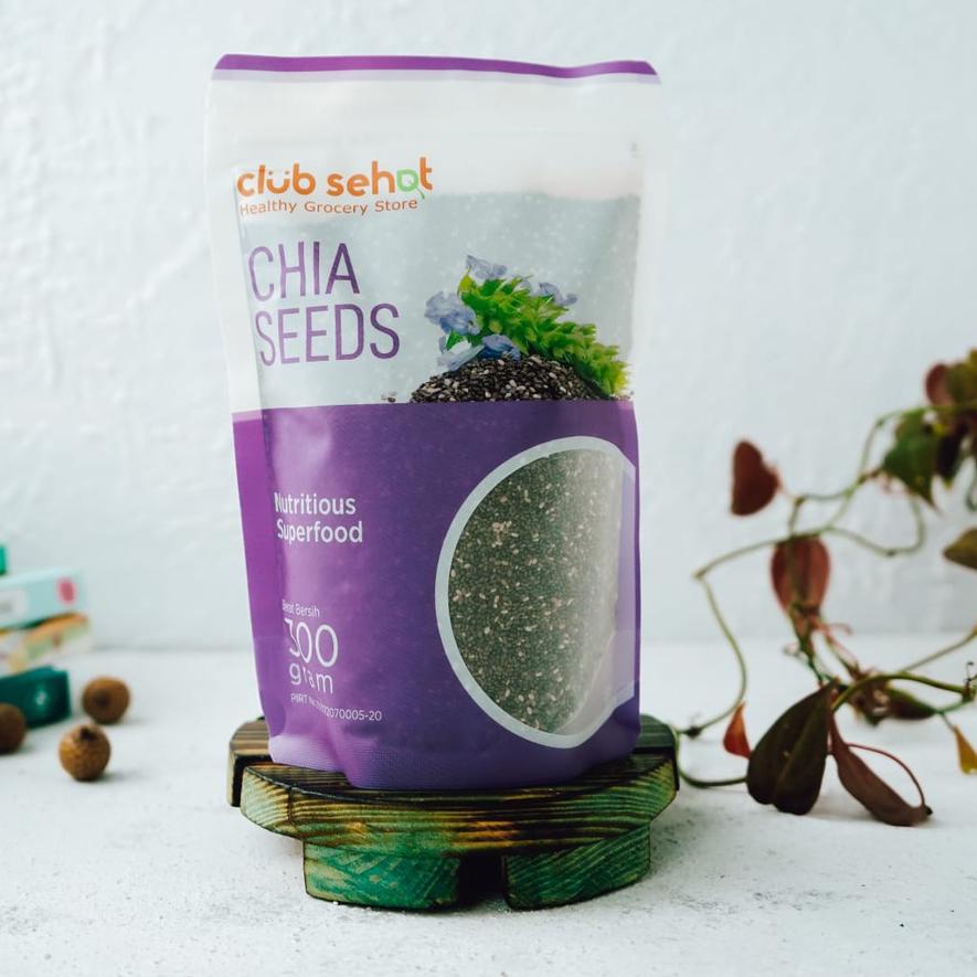 

Termurah [TD4] CLUB SEHAT - ORGANIC Black CHIA SEED 300GR