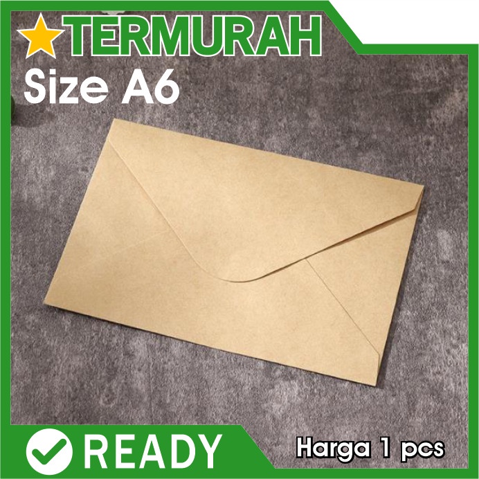 

A6 AMPLOP KERTAS COKLAT KRAFT SURAT UNDANGAN RUSTIC baronial