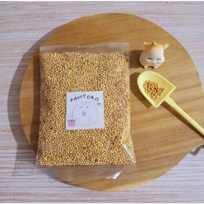 Millet Merah/Kuning Import 100g Makanan Snack Hamster/Burung