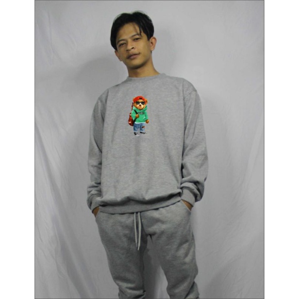 Sweater Basic Crewneck sablon Original NVR Clothing 07