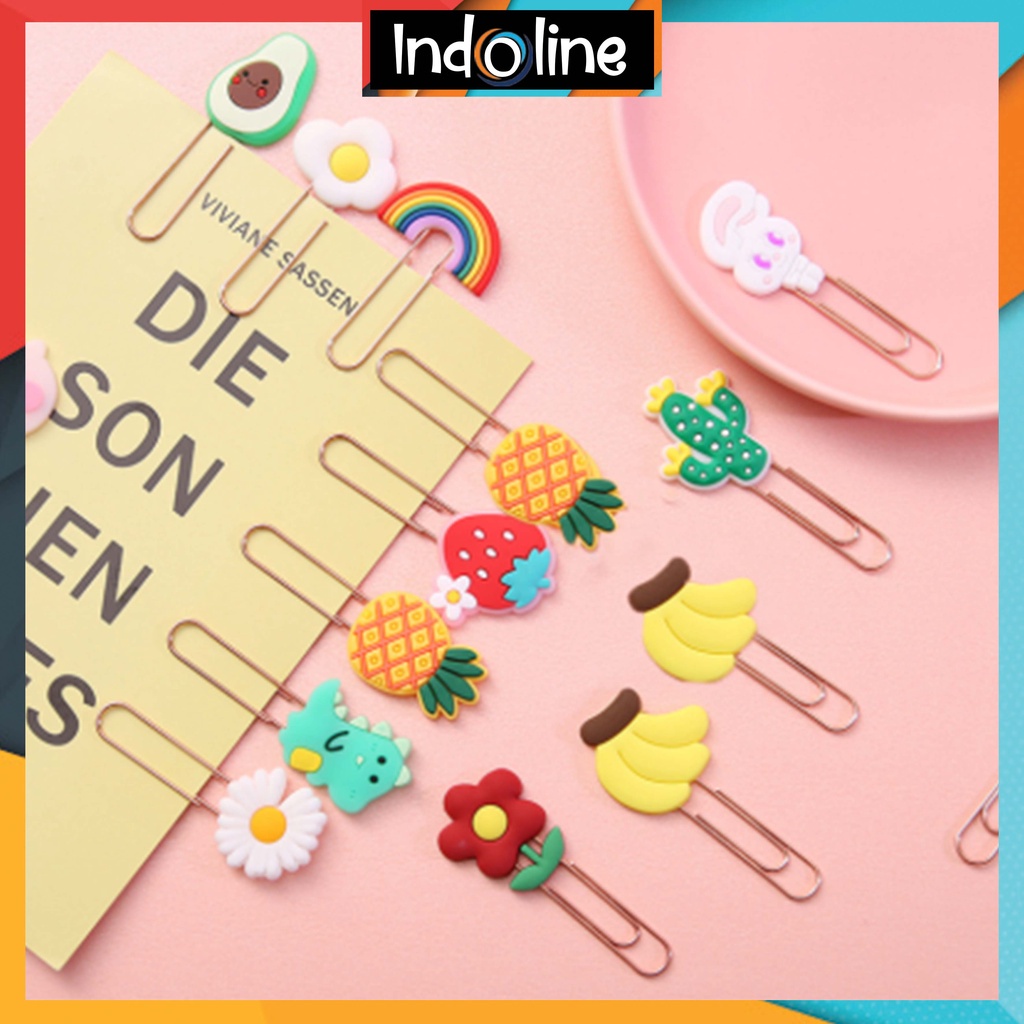 

✔️ Penjepit Kertas Cartoon Paper Clip Klip Kertas Lucu Import COD