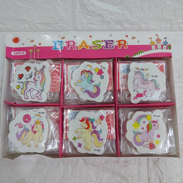 PENGHAPUS PENSIL MOTIF KARATER