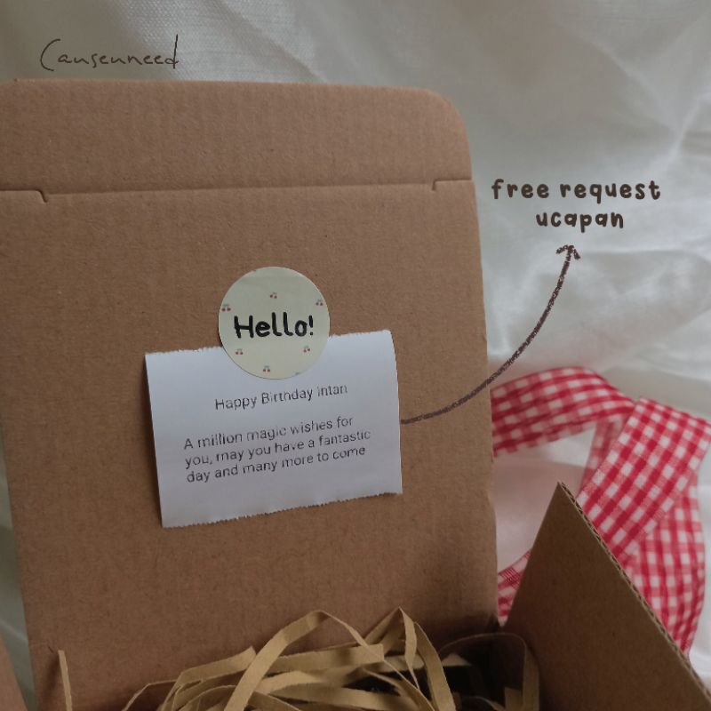 

RB READY mini gift box kawai package hadiah kado ulang tahun wisuda anniversary hampers kado gift