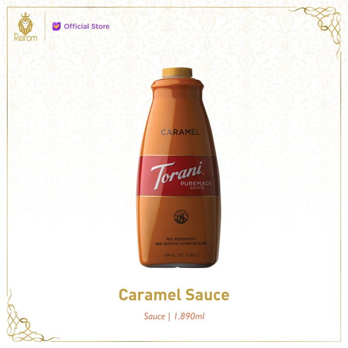 

PUREMADE CARAMEL SAUCE TORANI - 64 OZ