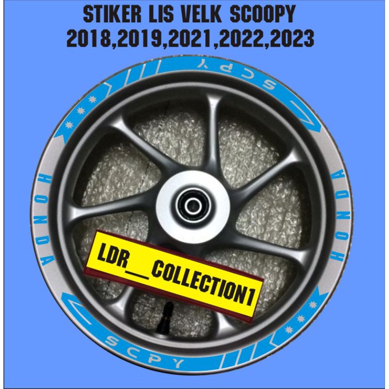 sticker cutting stiker variasi lis velk scpy honda scoopy