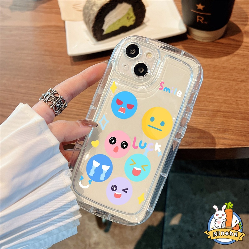 Soft Case Silikon Motif Graffiti smiley face Untuk iPhone 14 13 12 11 Pro Max X Xr Xs Max 8 7 6 6s Plus SE 2020