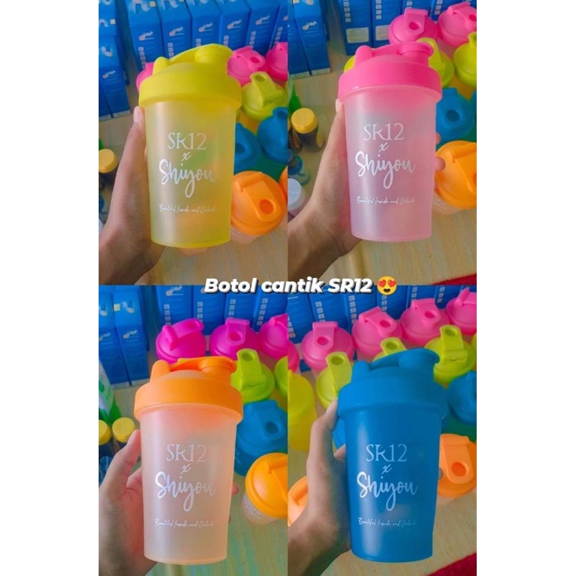 Botol Shaker SR12 / Botol Tumbler Kemasan Praktis Ukuran 550ml