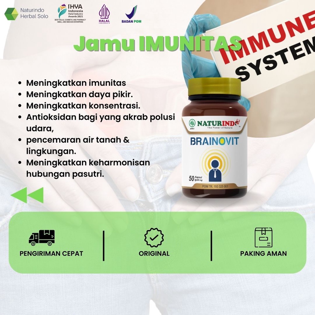 JAMU Vitamin Otak Anak Cerdas Vitamin Kecerdasan Otak Dan Daya Ingat Anak Brainovit Vitamin Daya Ing