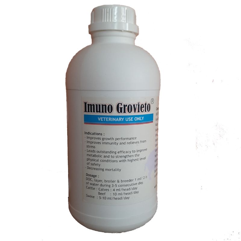 Obat Lumpuh Semua Hewan Imuni Grovieto 1 Liter/1000ml