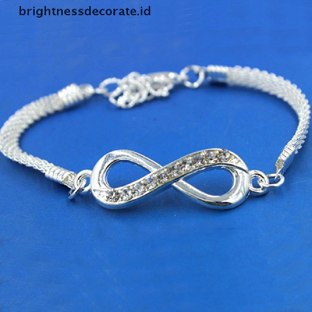 [Birth] Baru Tiba Perhiasan Gelang Fashion Infinity Untuk Wanita Hadiah Indah2021Baru [ID]