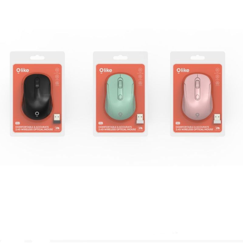 MOUSE WIRELESS OLIKE M2 GARANSI 12 BULAN