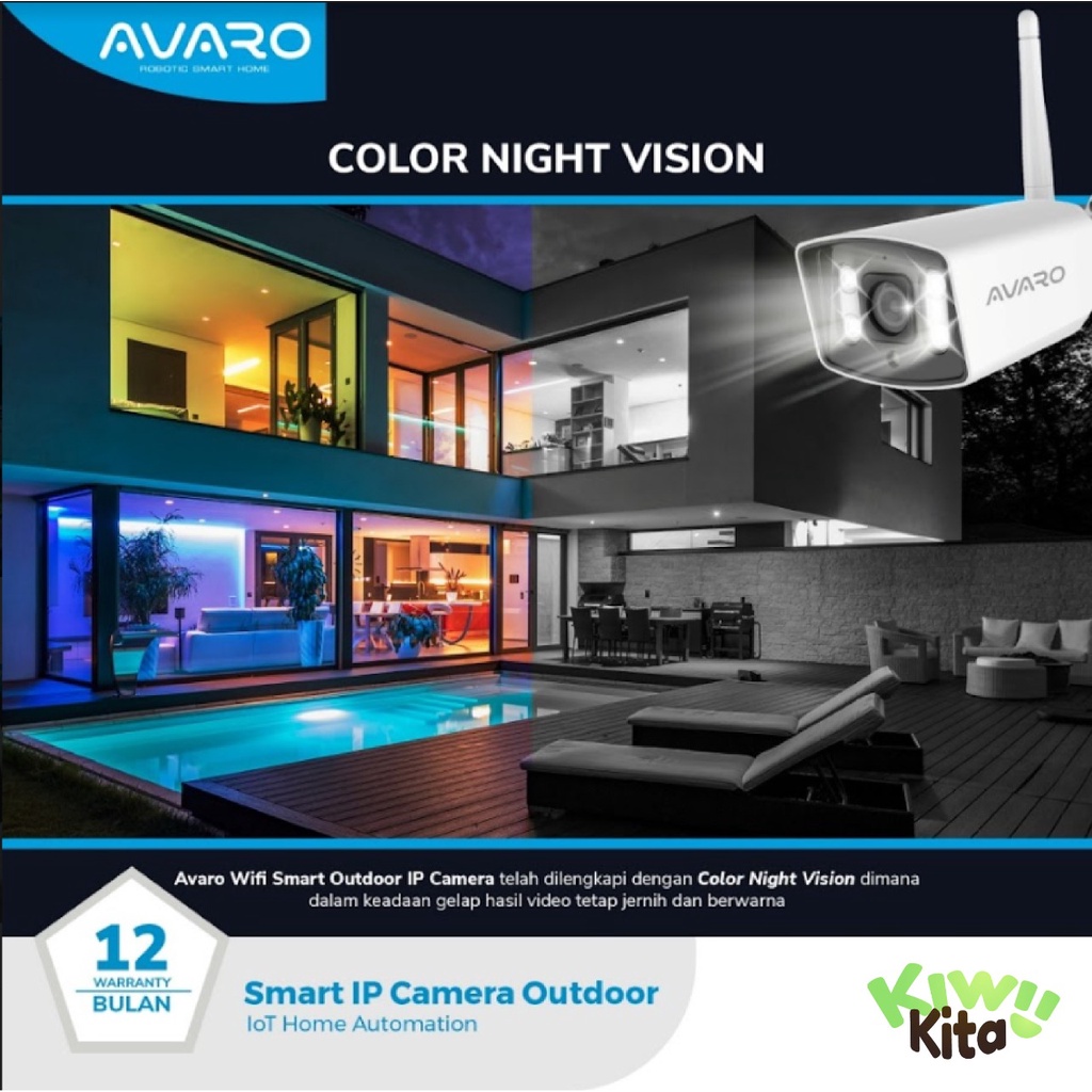 AVARO Smart CCTV WIFI IP Camera CCTV Indoor