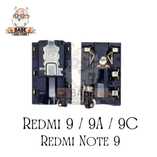 KONEKTOR HEADSET CONECTOR JACK AUDIO REDMI 9/9A/9C/NOTE 9 ORIGINAL