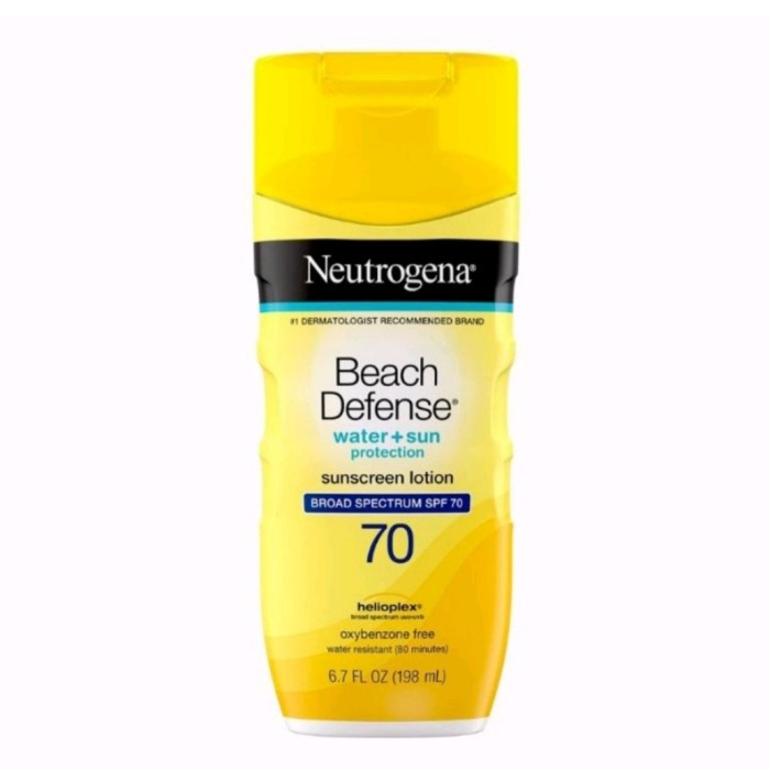 Neutrogena Beach Defense Sunscreen Body Lotion SPF 70, 198 ML