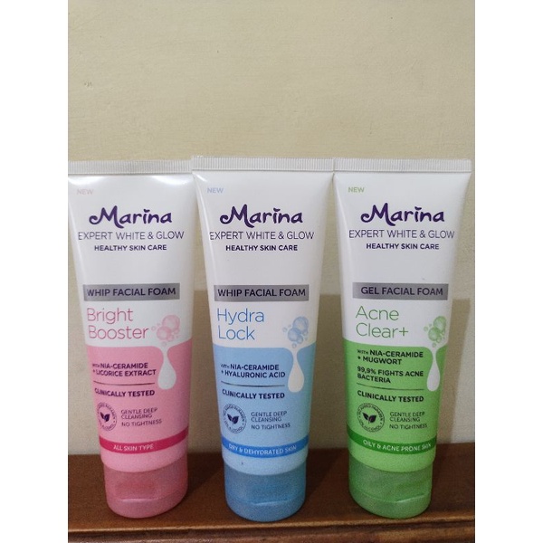 Marina Expert White &amp; Glow Facial Foam 100ml