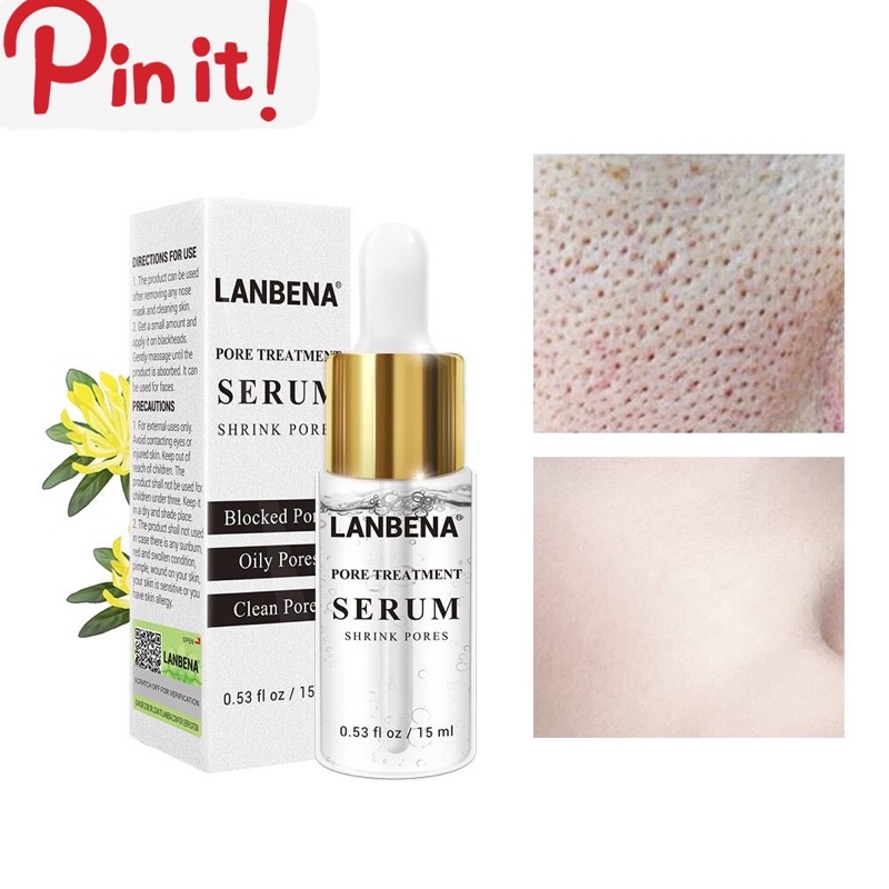 {Kirim Instant Cod Medan Termurah} Lanbena serum pengecil pori Lanbena Pore Treatment Serum Komedo Ampuh Mengecilkan Pori2 Wajah Pria dan Wanita Glowing