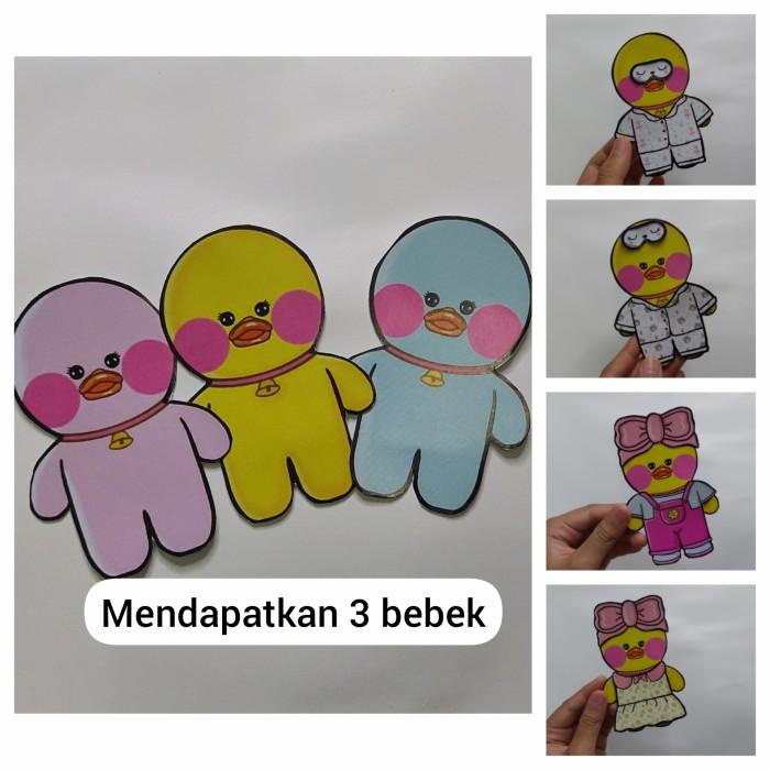 Mainan anak bebek kertas Paper duck viral