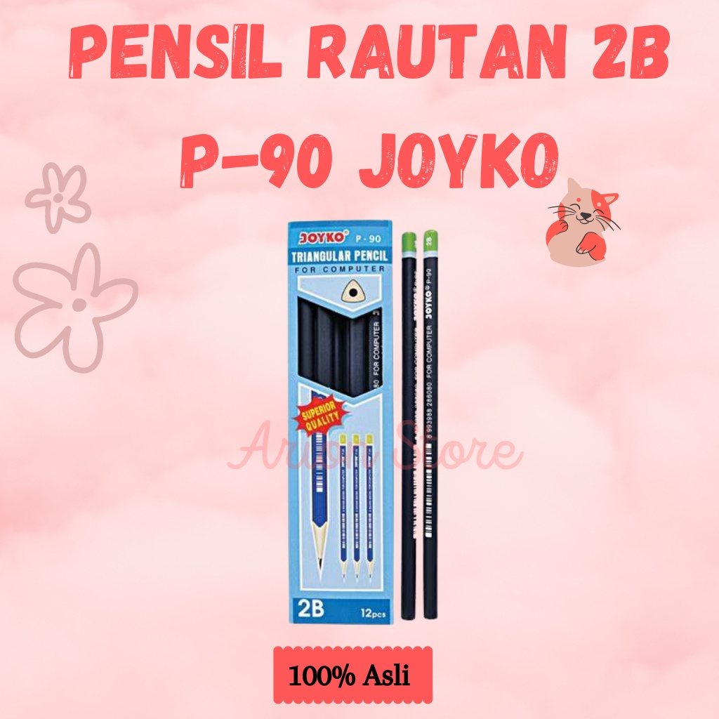 

[ARION STORE] Pensil Rautan 2B Joyko P-90 / Pensil 2B Joyko / Pensil 2B Murah [PCS]