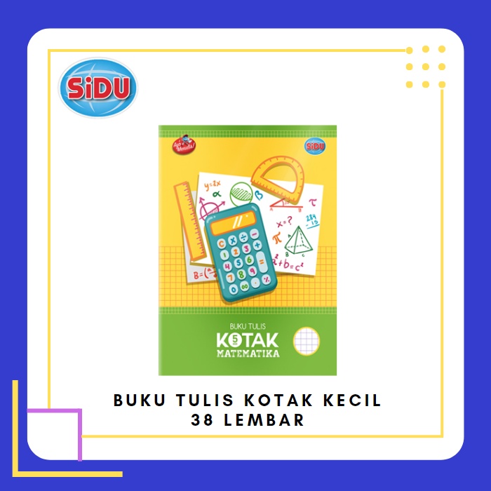 

SIDU Buku Tulis Kotak Kecil - Buku Matematika Sinar Dunia 38 lembar - 1 pcs