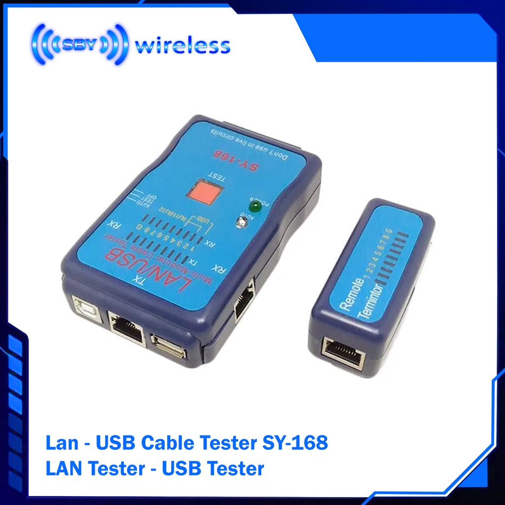 Lan - USB Cable Tester SY-168 - LAN Tester - USB Tester