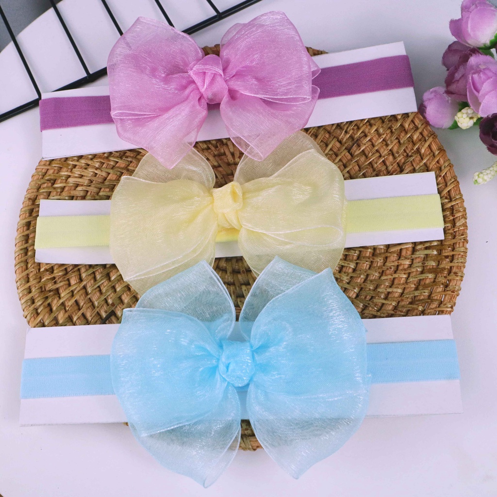 Bandana Baby Cipung / Karet Foem Lembut Aksesoris Rambut Bayi Anak Perempuan Bando Korea Style Lucu Pita Bando Kualitas Import Mainan Kiosbalitaaprillia