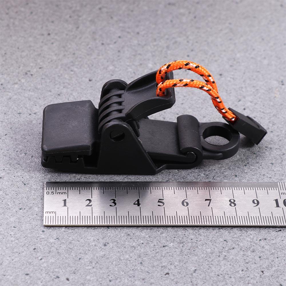 Lanfy Tenda Klip Buaya Aksesoris Luar Ruangan Camping Windproof Awning Clamp Outdoor Alat Crocodilian Tabernacle Clamp