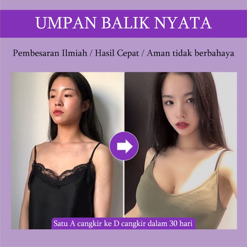 Krim pembesar payudara Breast cream Pembesar payudara Cream pembesar payudara Perawatan payudara 100G Cara tercepat dan paling efektif untuk mengencangkan dan montok payudara 100% asli asli Ekstrak tumbuhan alami Aman dan tidak berbahaya