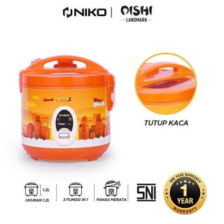 NIKO Rice Cooker 1.2 Liter - NK - RC12 / RICE COOKER NIKO 1.8 LITER MAGICCOM NIKO OISHI LANDARK AMAZON BATIK RANDOM
