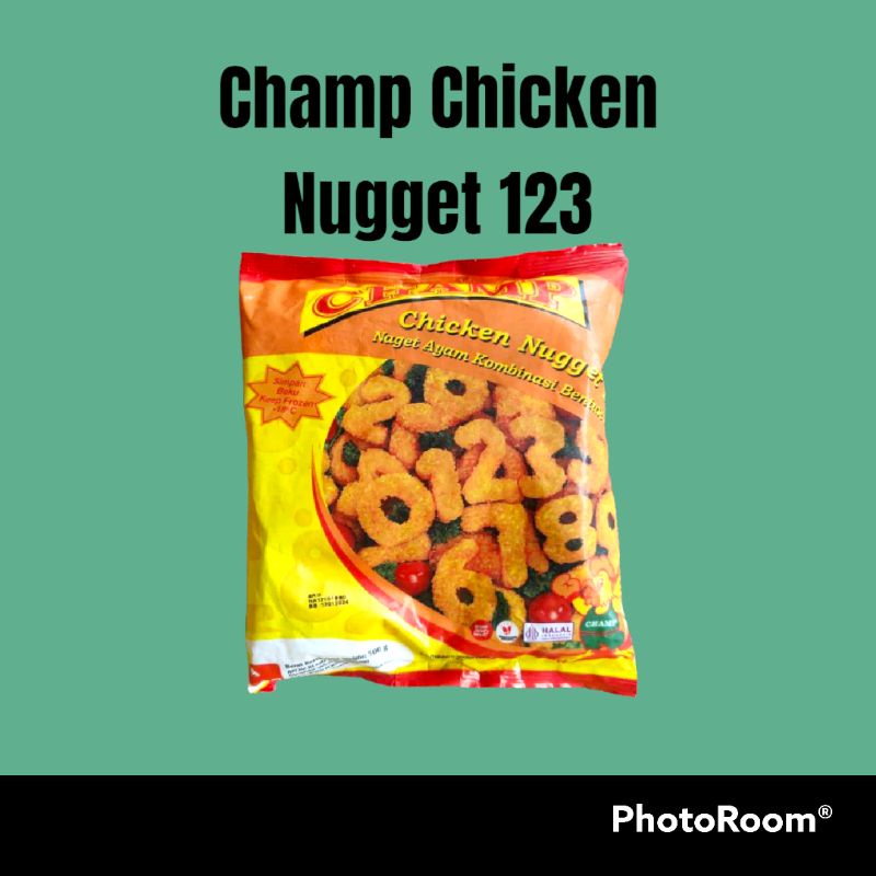 

Champ Chicken Nugget 123 / Naget Ayam Kombinasi Bentuk Angka 500gr