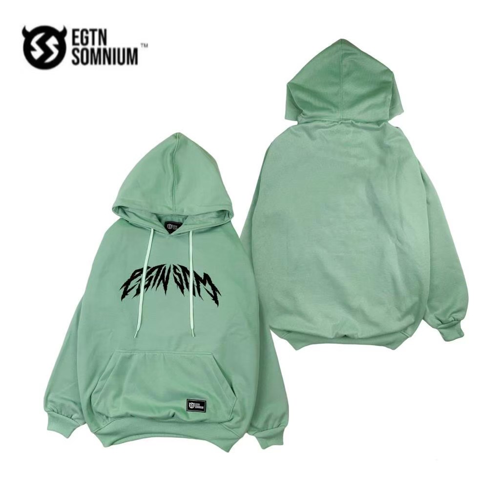 JAKET HOODIE DISTRO PRIA WANITA HIJAU MINT ORIGINAL EIGHTY NINE / HOODIE PRIA MOTIF ANIME / SWEATER HOODIE BAHAN FLEECE TEBAL / SWEATER HOODIE UNISEX