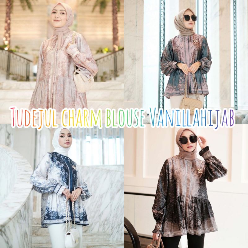 Tudejul charm dress Tudejul charm Blouse by Vanillahijab / Vanilla Hijab