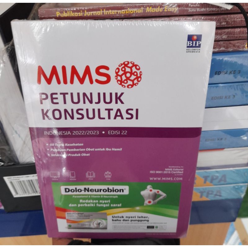 Jual Buku MIMS ORIGINAL MIMS Petunjuk Konsultasi Indonesia 20222023