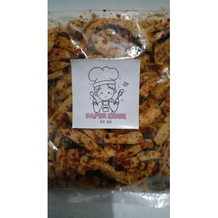 

Basreng Daun Jeruk Pedas 120g