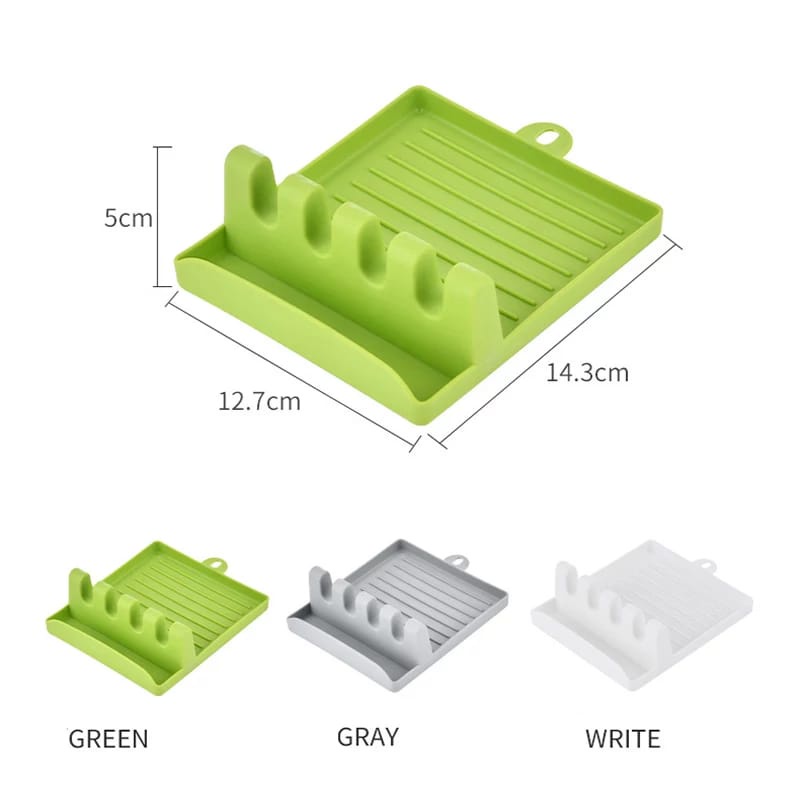 [Eike] -  Tatakan Spatula Masak / Holder Spatula Multifungsi / Alas Spatula Sutil Serbaguna /  Holder Spatula Rak Dapur Sendok Sumpit / Takakan  Spatula