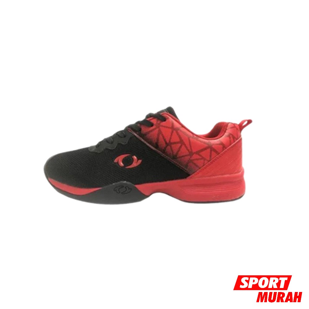 SEPATU ASTEC BADMINTON GLORYN BADMINTON RED/BLACK 2WB1RD