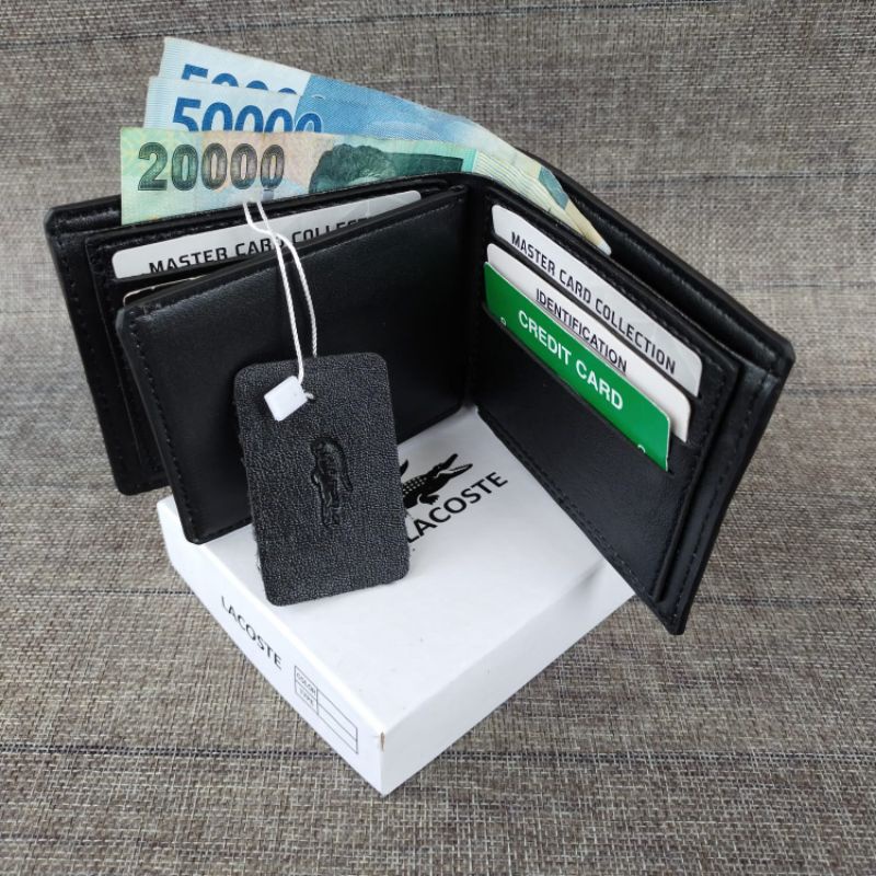 Dompet Kulit Dompet Logo crocodile Embos