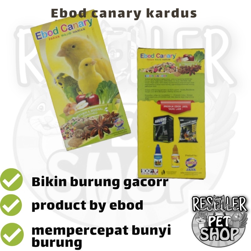 EBOD CANARY KEMASAN KARDUS